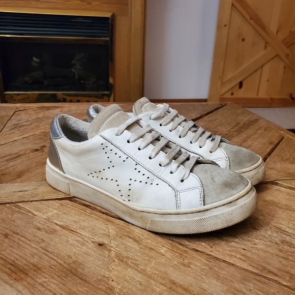 Steven By Steve Madden Shoes - Steven By Steven Maden Women’s Rezume Distressed sneaker Size 7 Made in Italy